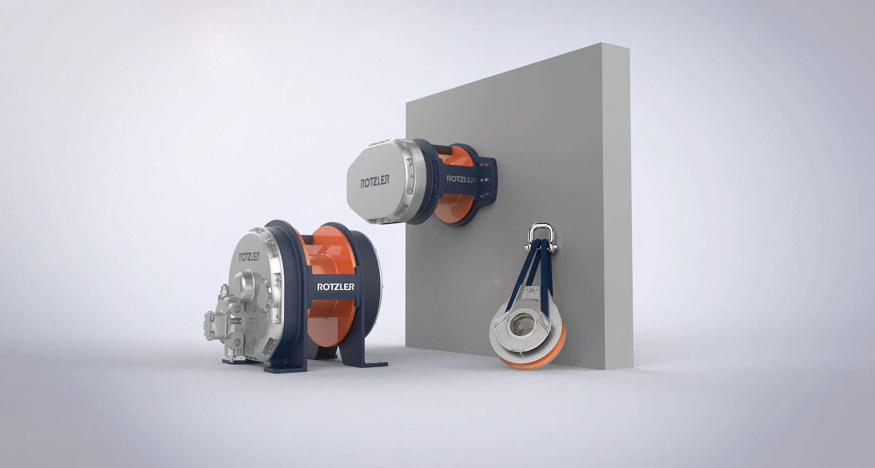 ROTZLER TARVOS Seilwinden-Produktfamilie mit einheitlicher Designsprache und prämiertem Industrial Design.
