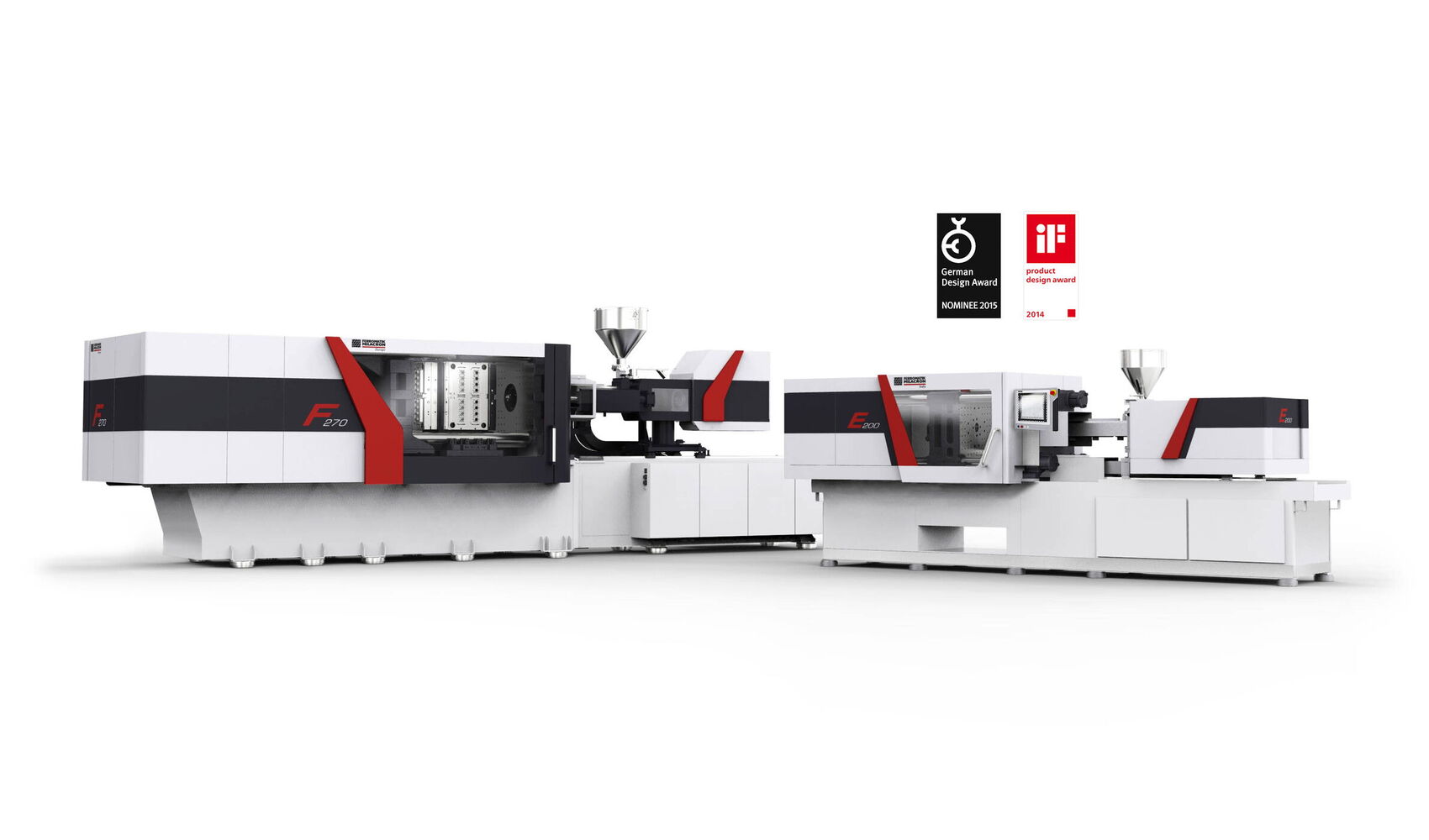 Maschinendesign einer Milacron-Spritzgießmaschine für die Hochleistungsverarbeitung von Kunststoffen - defortec Gmbh