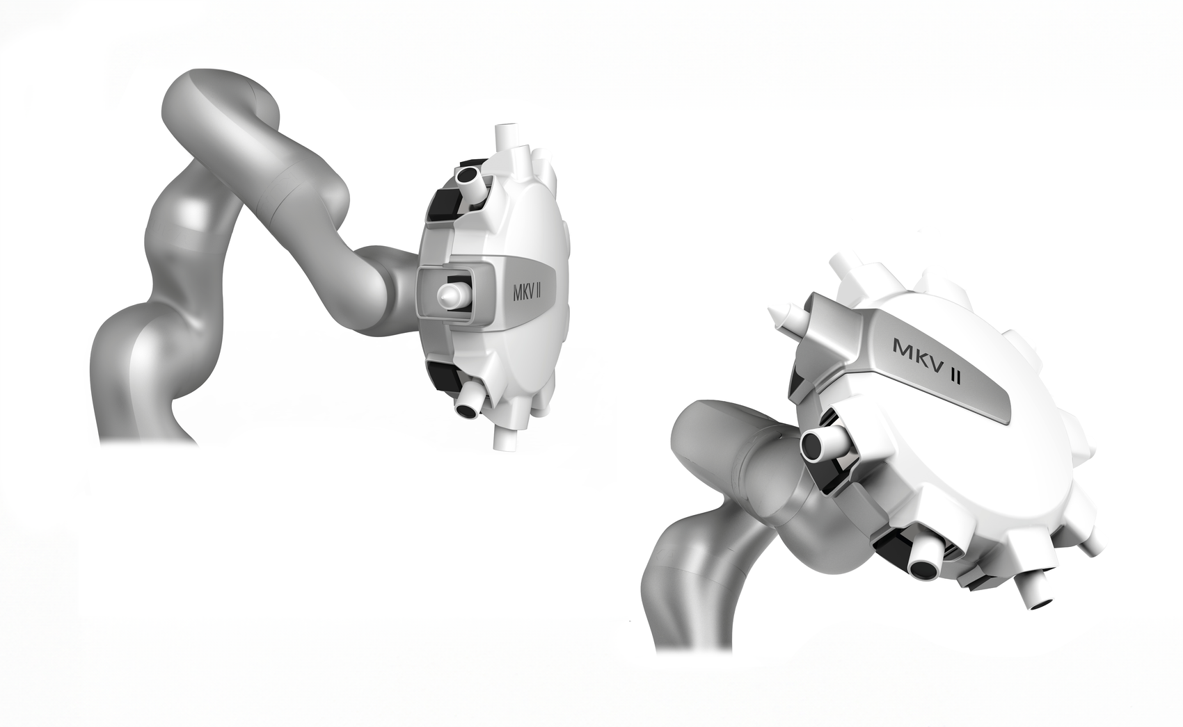 Entwicklung einer hochwertigen Roboterarm-Verkleidung für kollaborative Robotersysteme mit funktionalem Gehäusedesign und integrierter Sensorik.
