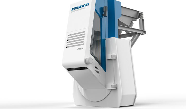 Systemdesign des Dieffenbacher MRZ 1500 Messerringzerspaners mit optimierter Wartungszugänglichkeit und ausgezeichnetem Industrial Design.