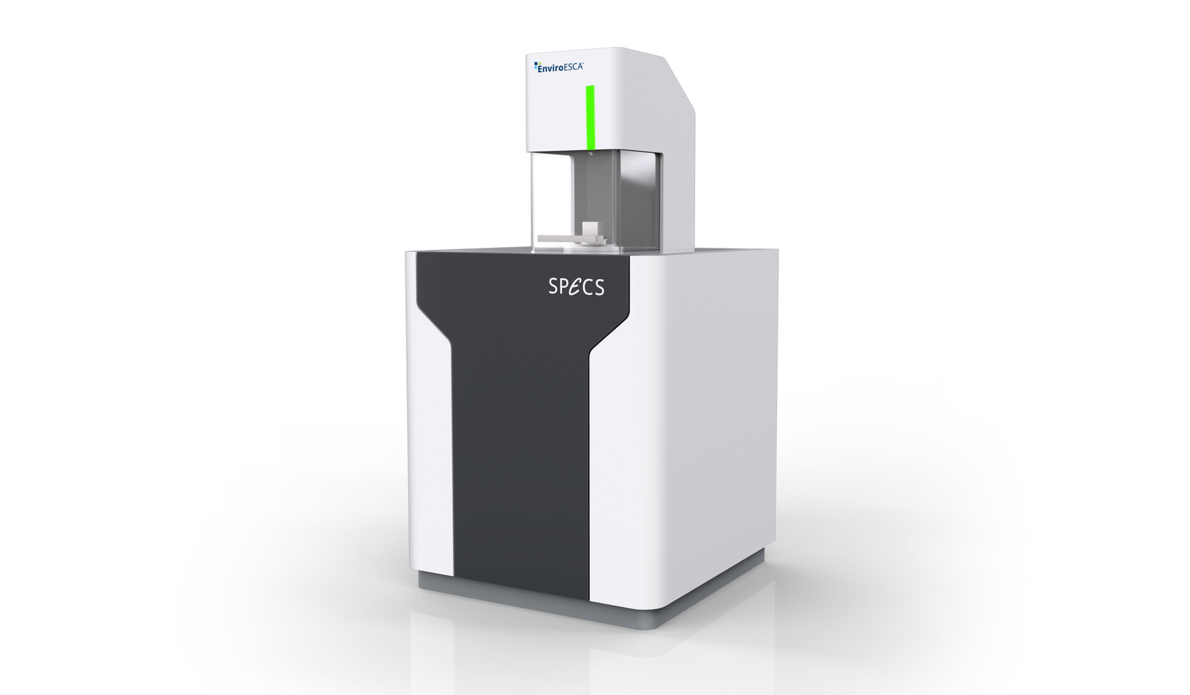 Product family design of the EnviroESCA analysis system with a consistent design language for scientific laboratory equipment.