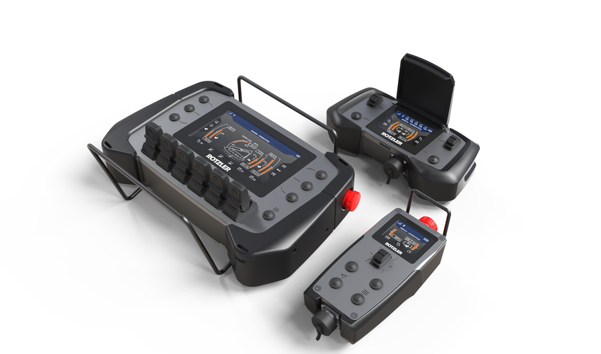 design of handheld remote control series for professional use