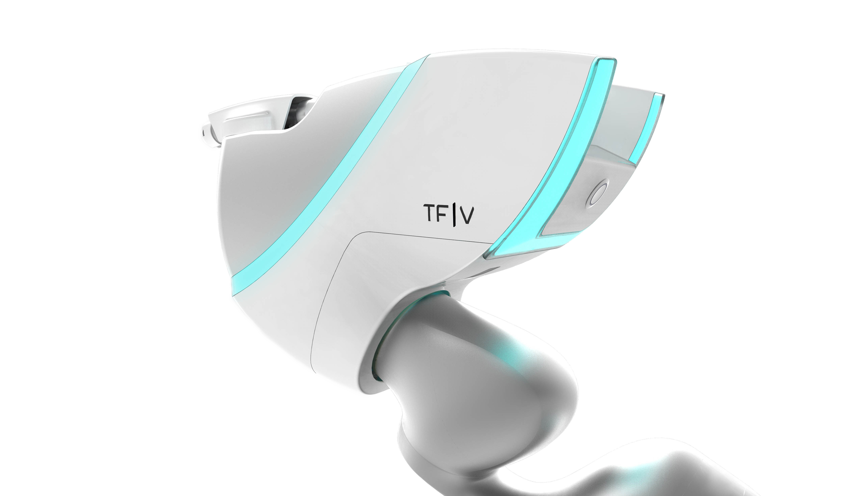 TF/V robot head developed for human-robot collaboration at the Daimler TecFabrik.