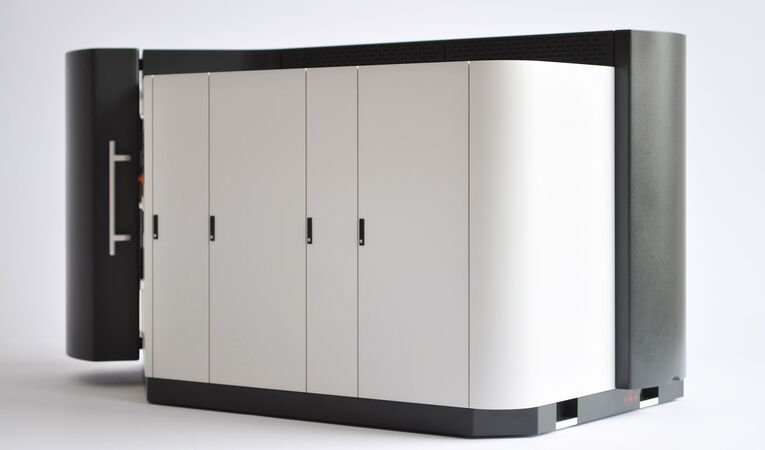 Rückseite des Oerlikon Domino L Designmodells im Maßstab 1:10.