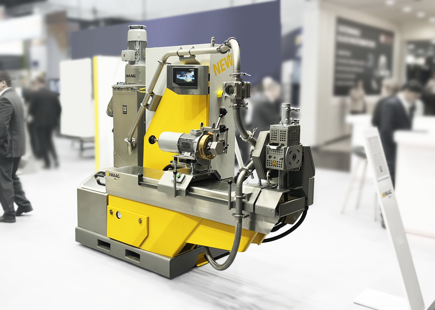 Machine design of the MAAG PEARLO CS underwater pelletising system at the K trade fair 2025