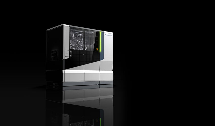 Industrial design of a surface spectroscopy system for the semiconductor industry featuring a premium machine enclosure and a precise equipment architecture for scientific analytical applications.