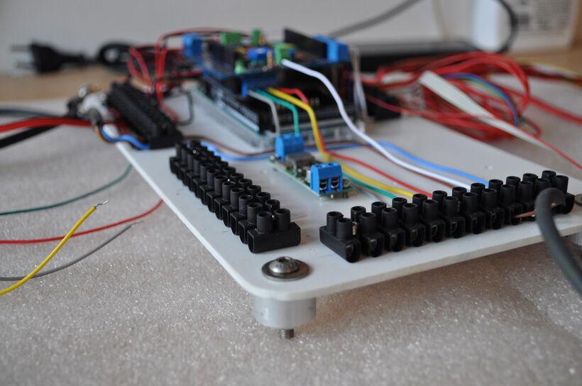Elektronik und Steuerung für das Oerlikon Domino L Designmodell.